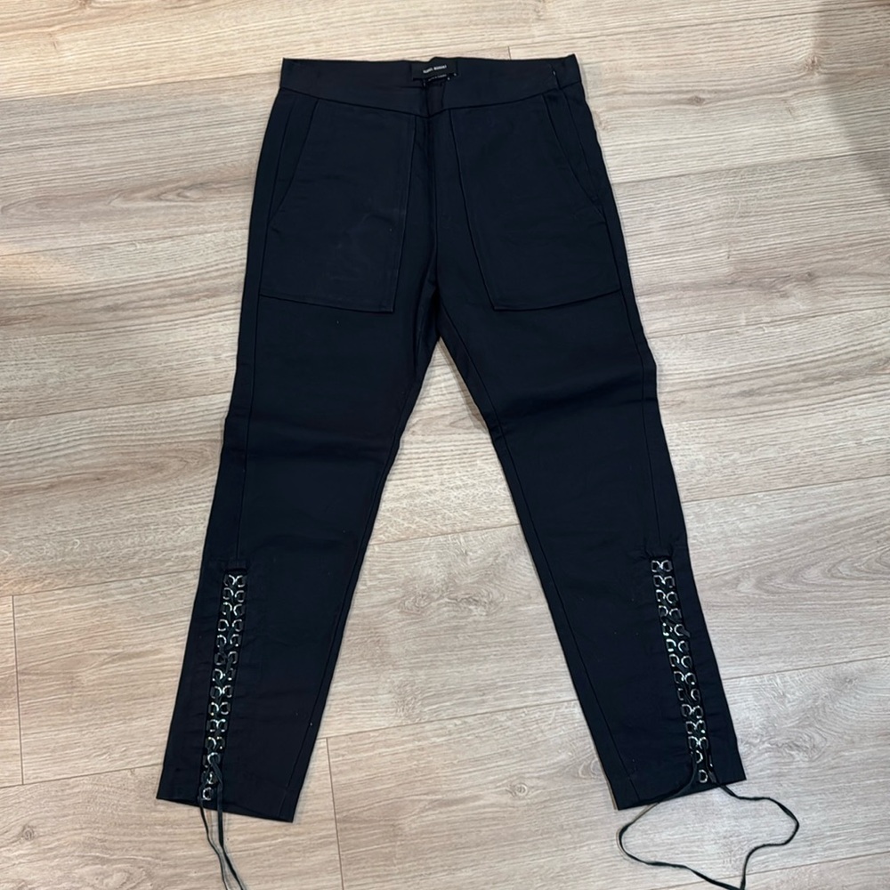 Isabel Marant Cotton Canvas ankle pants , 
non stretch 
Size 34 mid waist